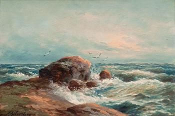 417. Nikolai Silfverberg (Jakoleff), WAVES ON THE SHORE.