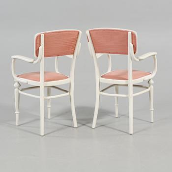 KARMSTOLAR, ett par, Thonet, omkring sekelskiftet 1900.