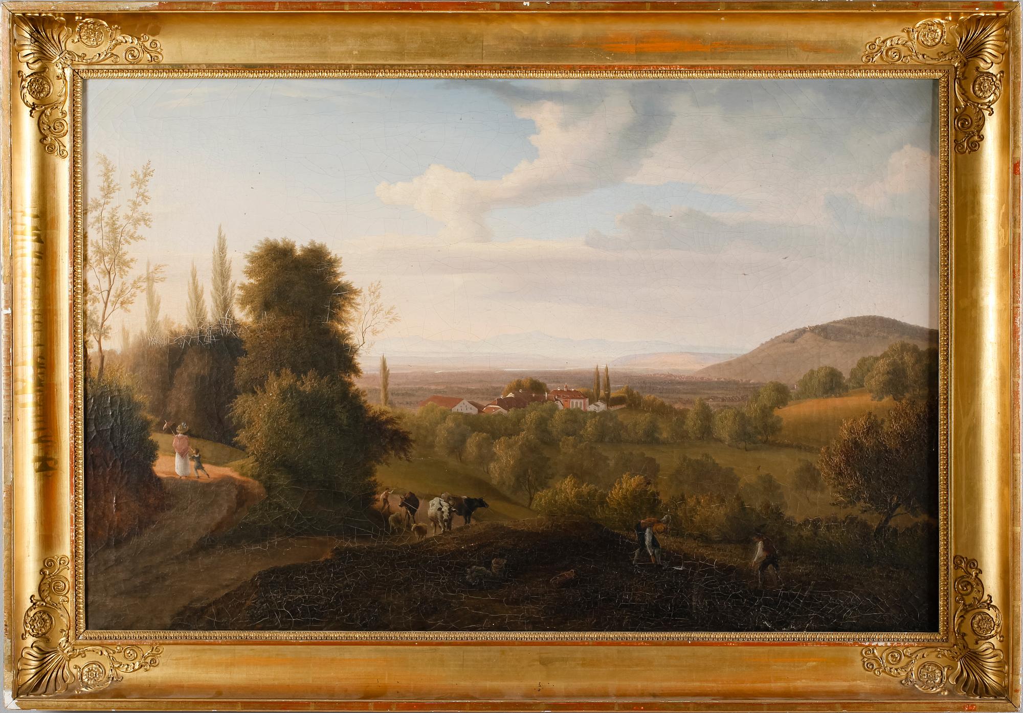 OKÄND KONSTNÄR, olja på duk, Tyskland/Österrike, 1800-talets första hälft.