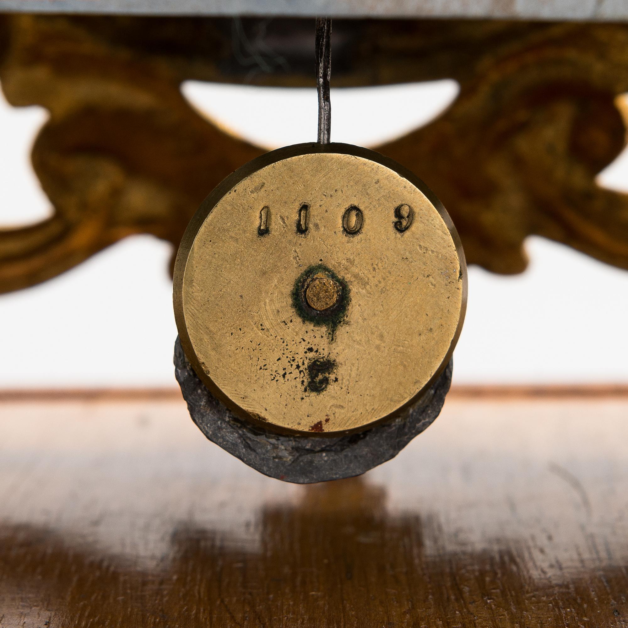 Table pendulum, turn of the century 1900.