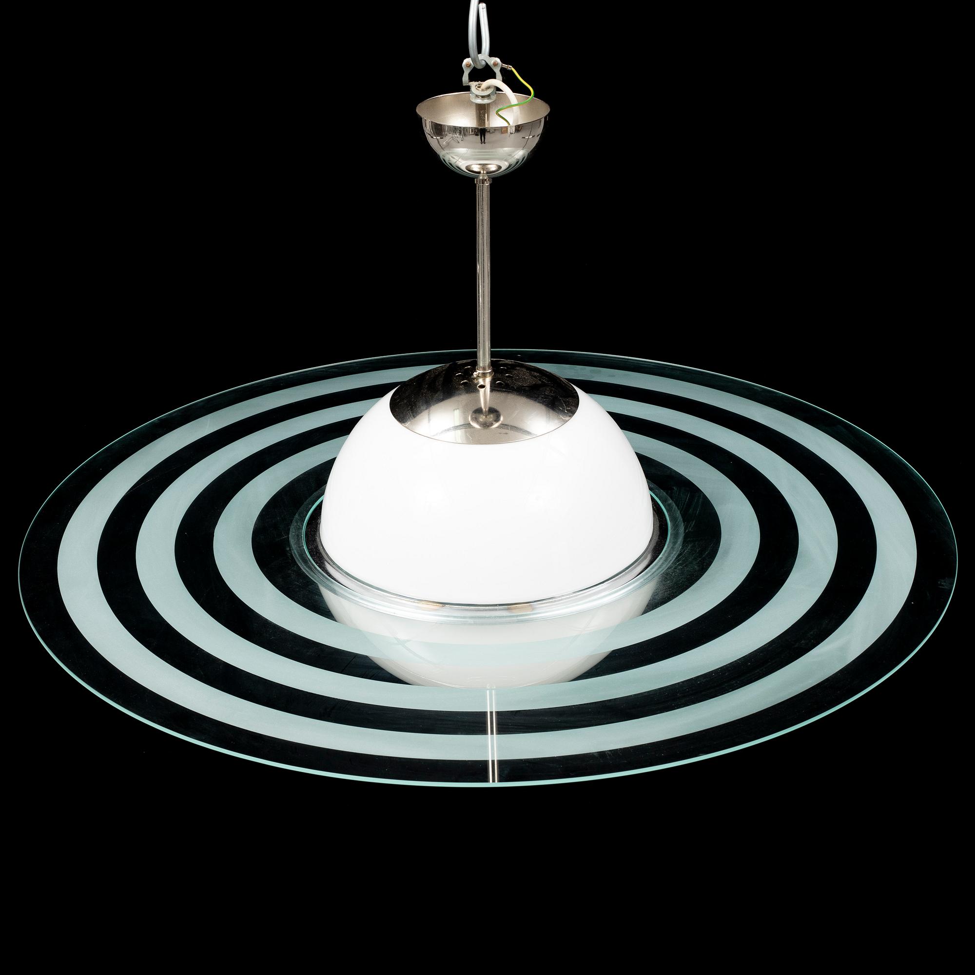 A 1930's ceiling light.