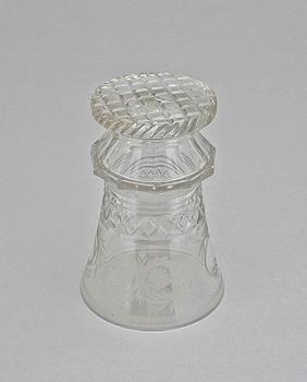 POKAL, glas, senempire, troligen Böhmen och 1800-talets mitt.