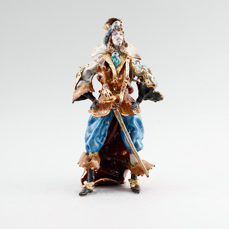 FIGUR, keramik, Eugene Pattarino, signerad.