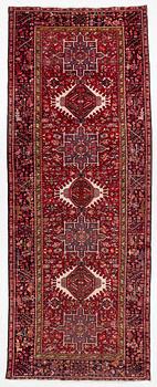 A semi-antique Karadja runner, c. 405 x 155 cm.