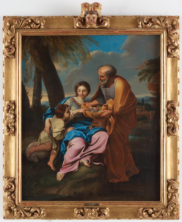 Carlo Maratta (Maratti) Circle of, Rest on the Flight into Egypt.