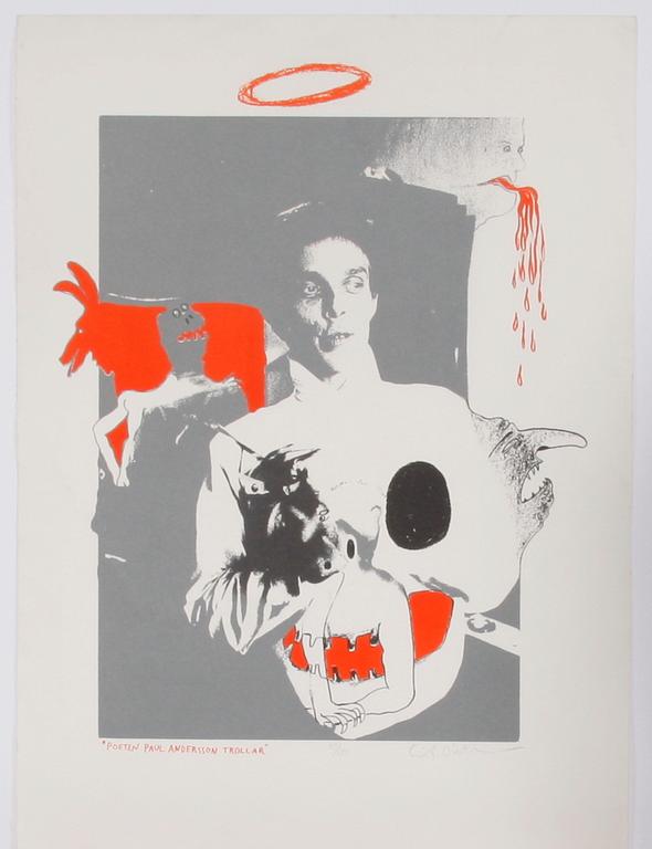 PARTI GRAFIK OCH KONST. Ca 20 delar.