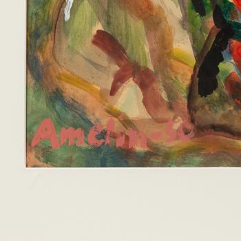 Albin Amelin, Landskap.