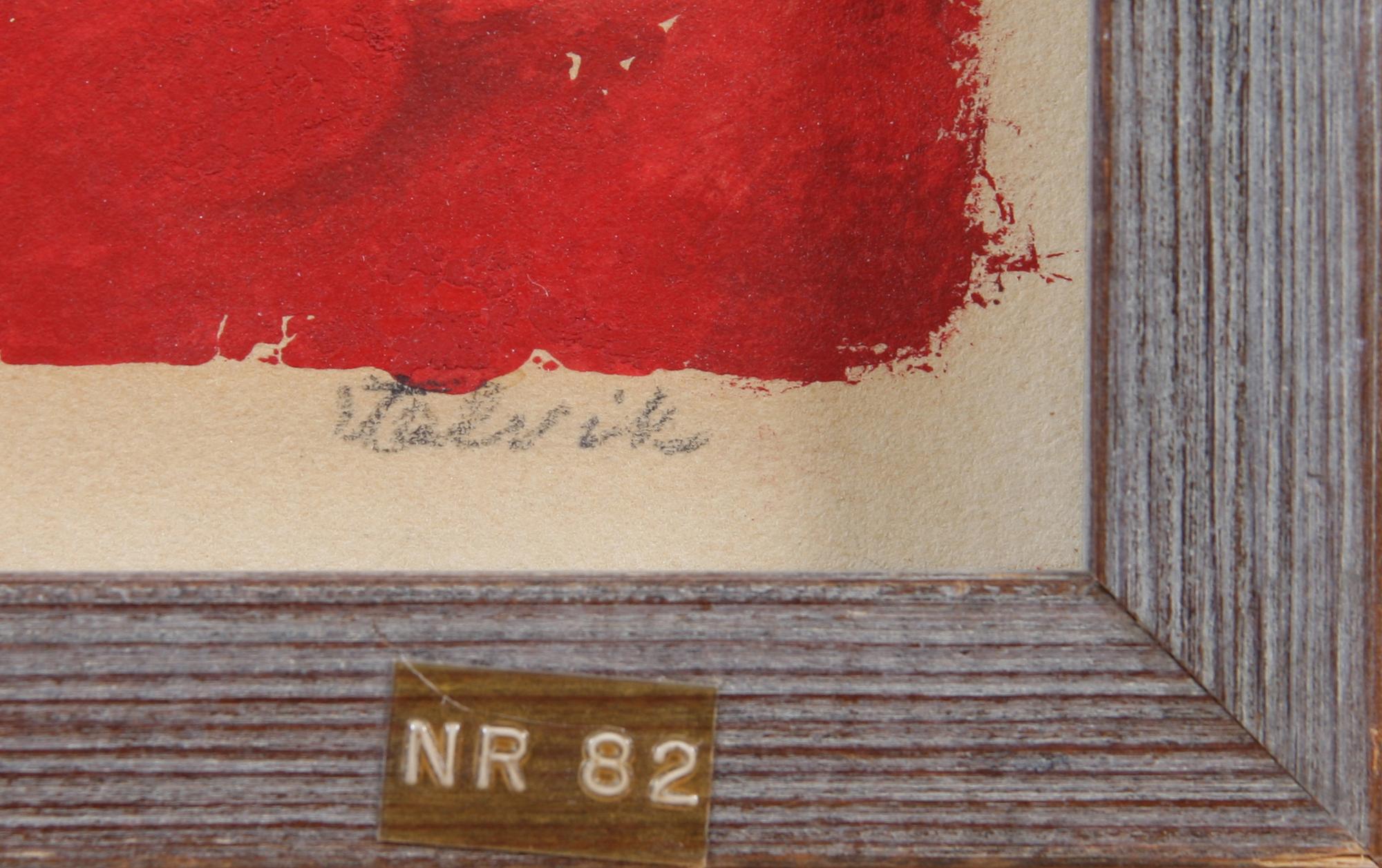 HERMAN TALVIK, blandteknik, sign.