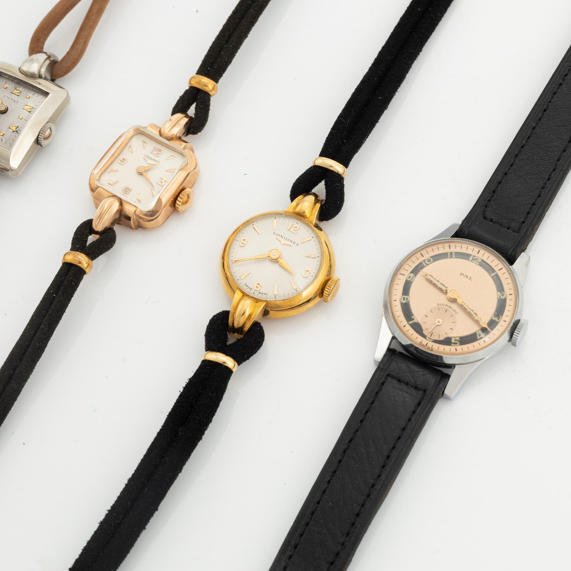Collection of wristwatches, 37 pcs, ca 1950.