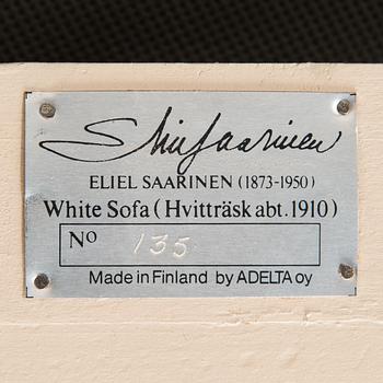 Eliel Saarinen, soffa, "White Suite (Hvitträsk)", Adelta 1980-tal.