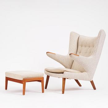 Hans J. Wegner, fåtölj, "Bamse", AP-stolen, Danmark 1950-60-tal.