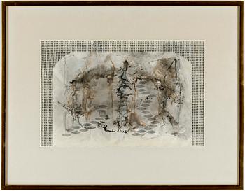 Thea Ekström · THEA EKSTRÖM, Akvarell/Tusch, signerad och daterad 29/X 1978.