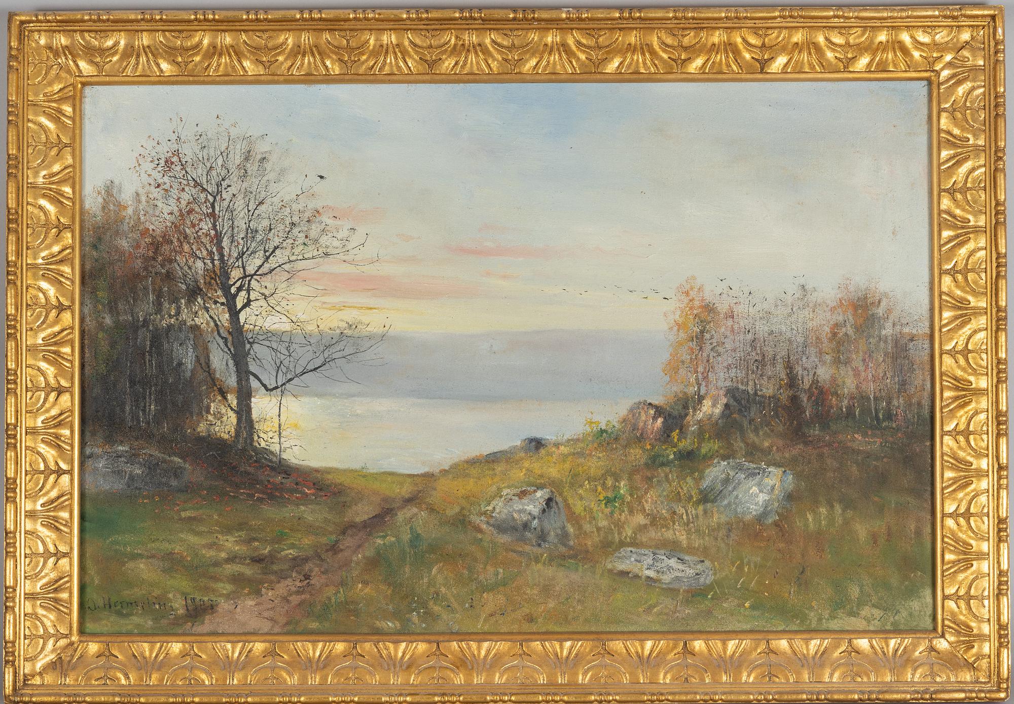 Olof Hermelin, Skymningslandskap.