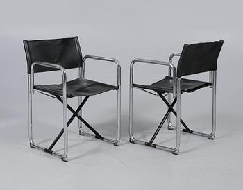STOLAR, 2 st, "X75-2", Börge Lindau & Bo Lindekrantz, för Lammhults, 1900-talets andra hälft.