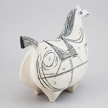 Stig Lindberg, skulptur, stengods, "Springare", Gustavsberg Studio.