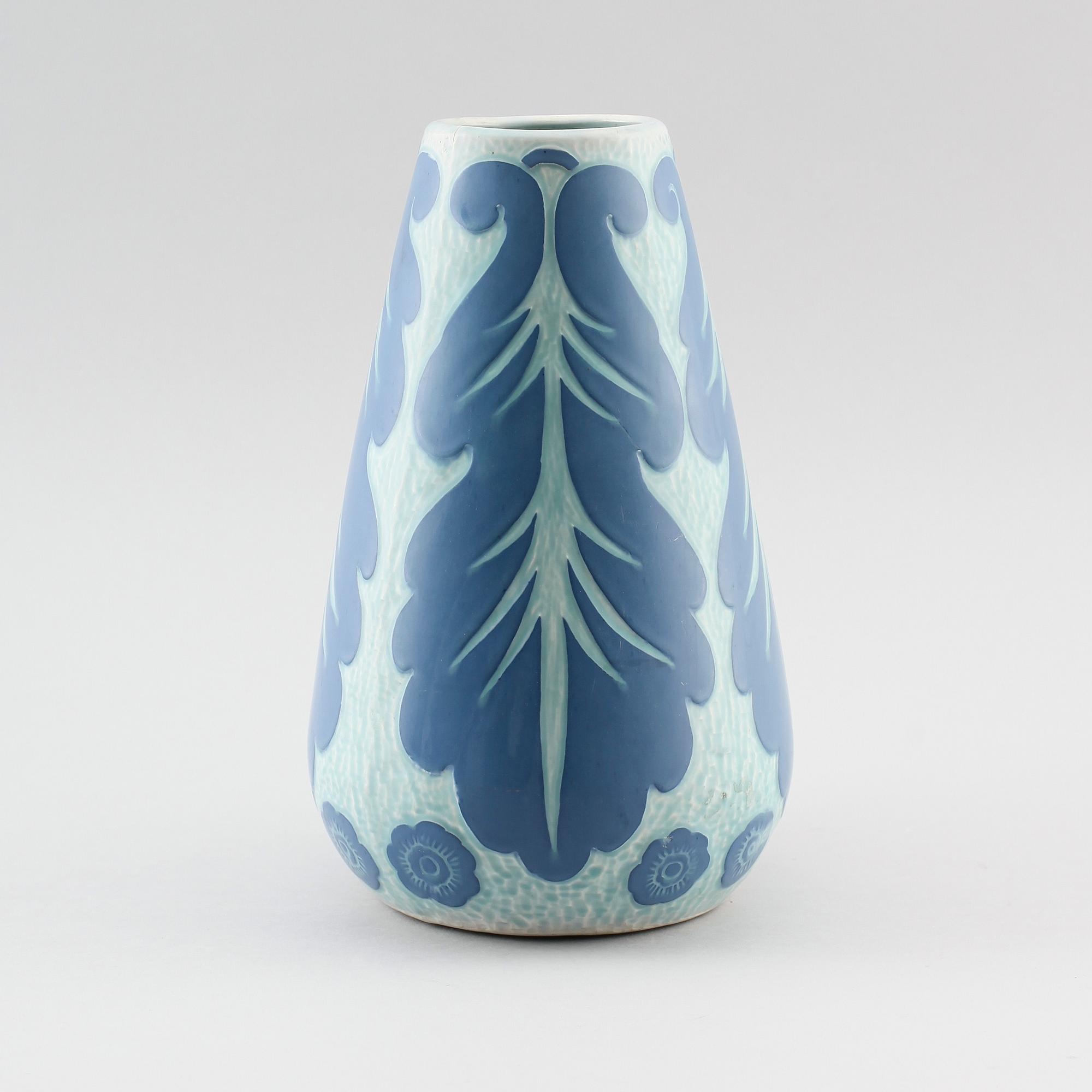 VAS, flintgods, Josef Ekberg, Gustavsberg, 1920.