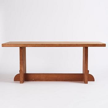 Axel Einar Hjorth, a stained pine 'Lovö' table, Nordiska Kompaniet, Sweden 1930s.