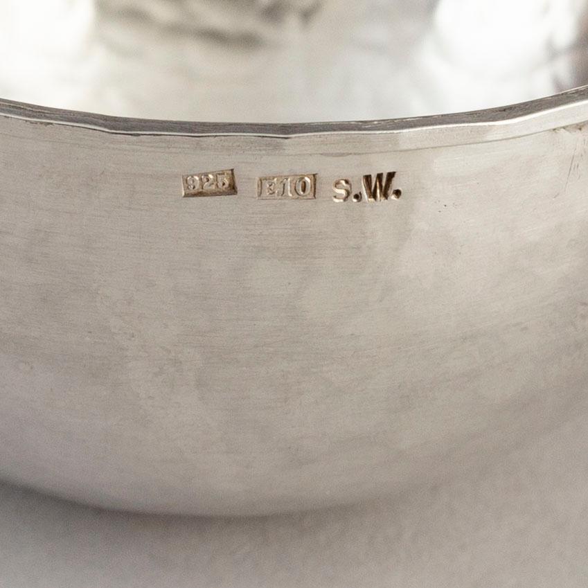 SUPKOPPAR, 8 st, sterlingsilver, svenska stämplar, 1979.