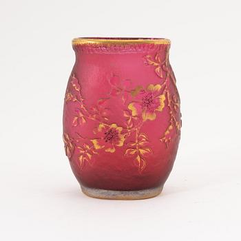 A vase by Daum, Nancy, France.