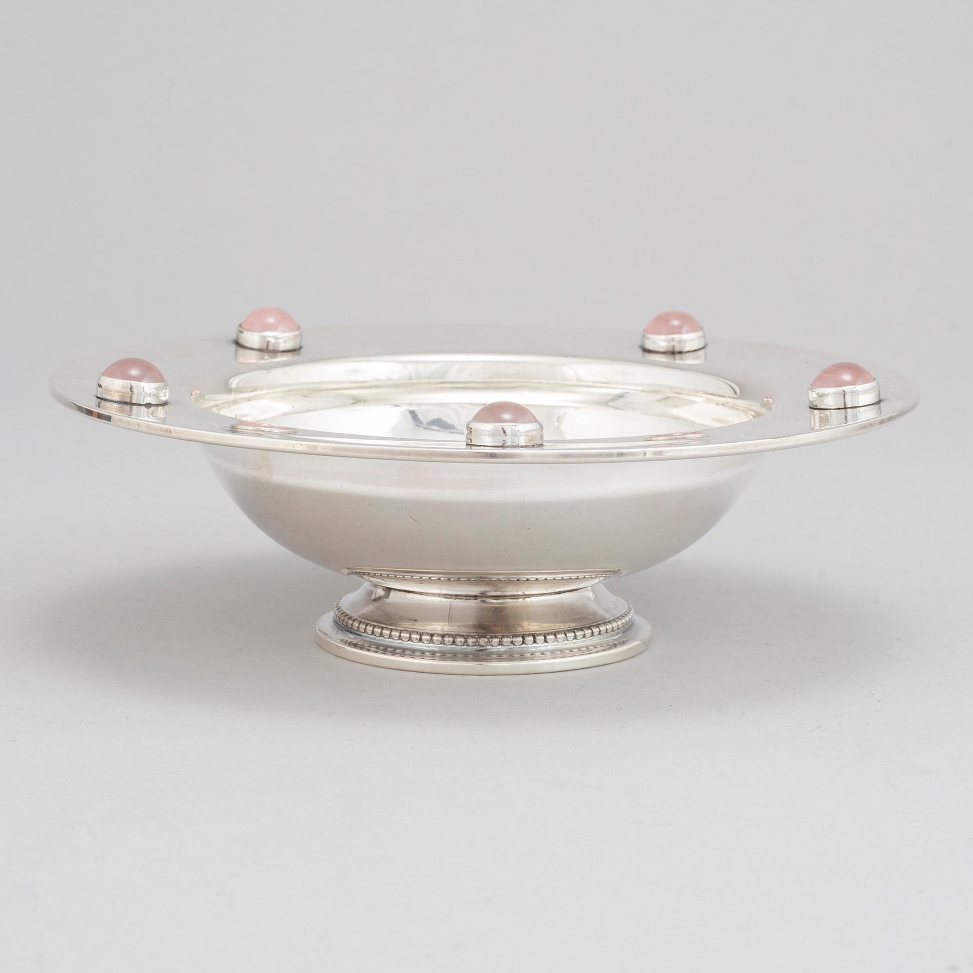 Mogens Bjørn Andersen, a sterling silver bowl, Birkerød, Denmark 1950-60s.
