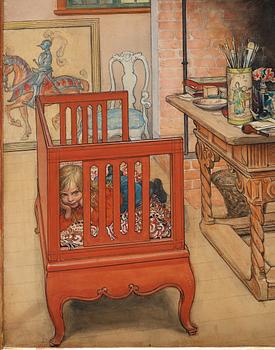 Carl Larsson, "Titt-ut".