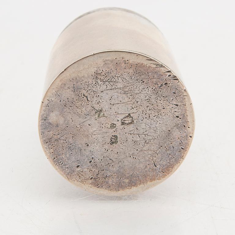 Jonas Thomasson Ronander, doser ett par silver Stockholm 1771.