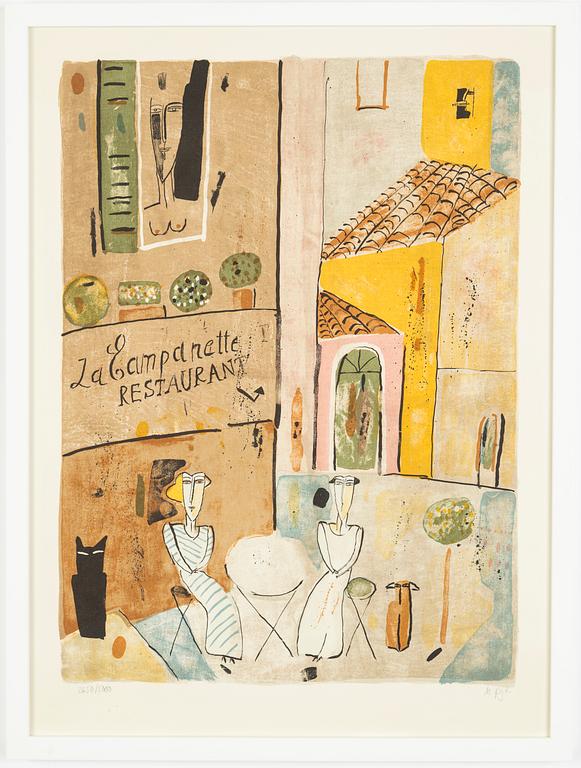 Madeleine Pyk, "Restaurant La Campanette".