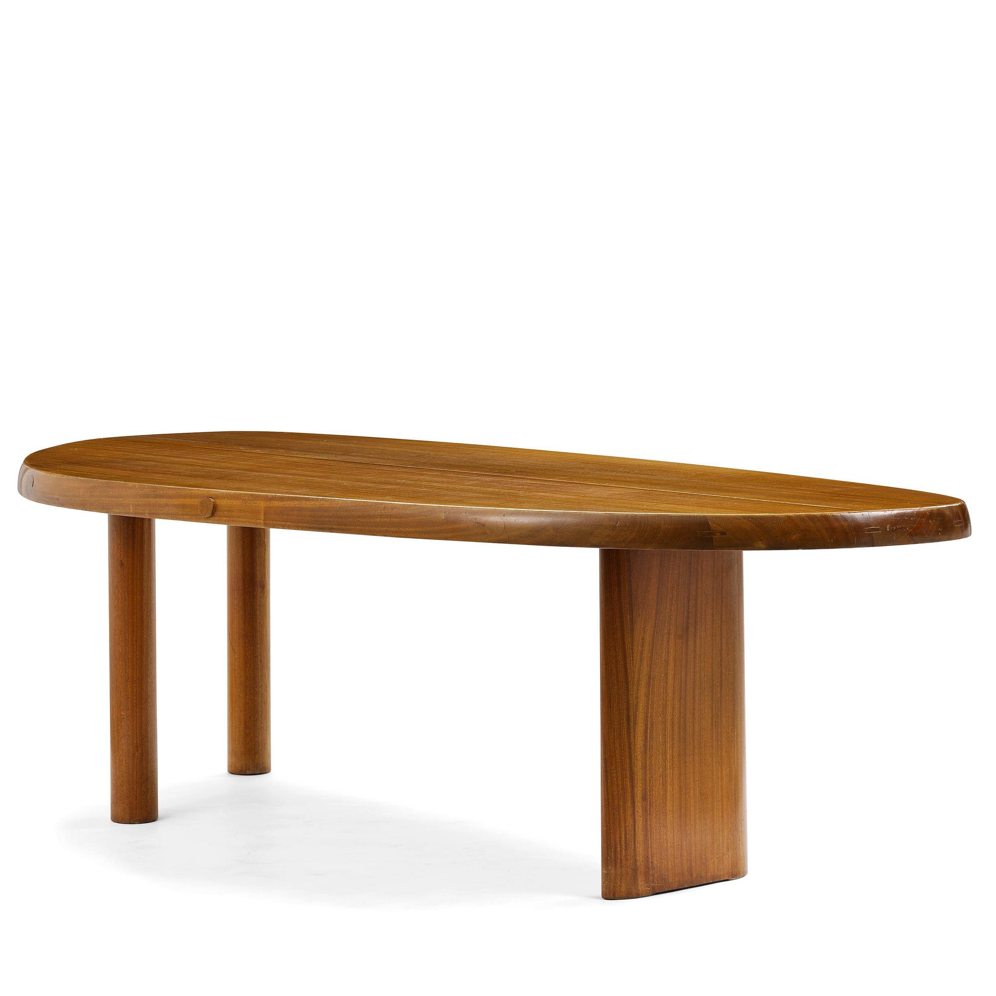 Charlotte Perriand, a "Forme Libre" table, executed by André Chetaille for Galerie Steph Simon, France, ca 1956.