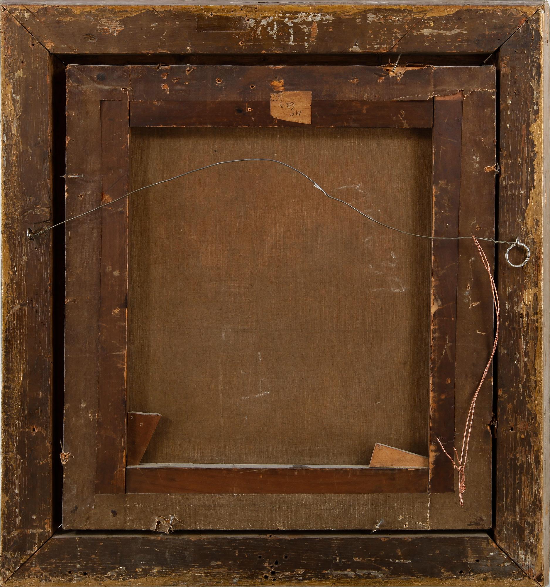 OKÄND KONSTNÄR, olja på duk, osignerad, 1800-tal.