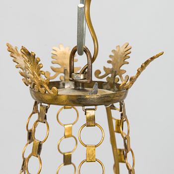 Ceiling lamp, Empire style, latter half of 19th century.