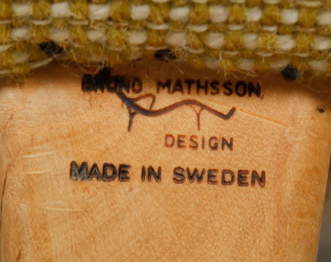 SOFFA,"T 201", Bruno Mathsson, Firma Karl Mathsson, Sverige, tillverkad 1964.