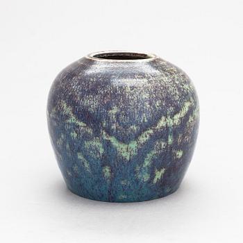 Toini Muona, a stoneware vase signed TM.