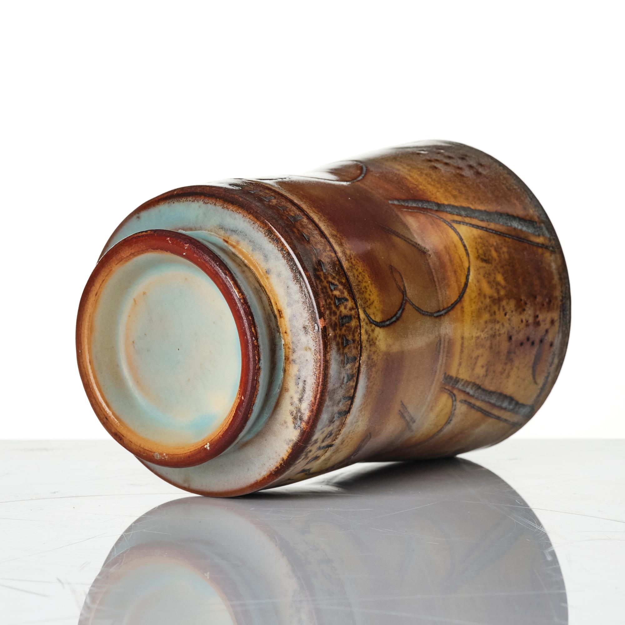 Wilhelm Kåge, a stoneware vase, Gustavsberg 1929.