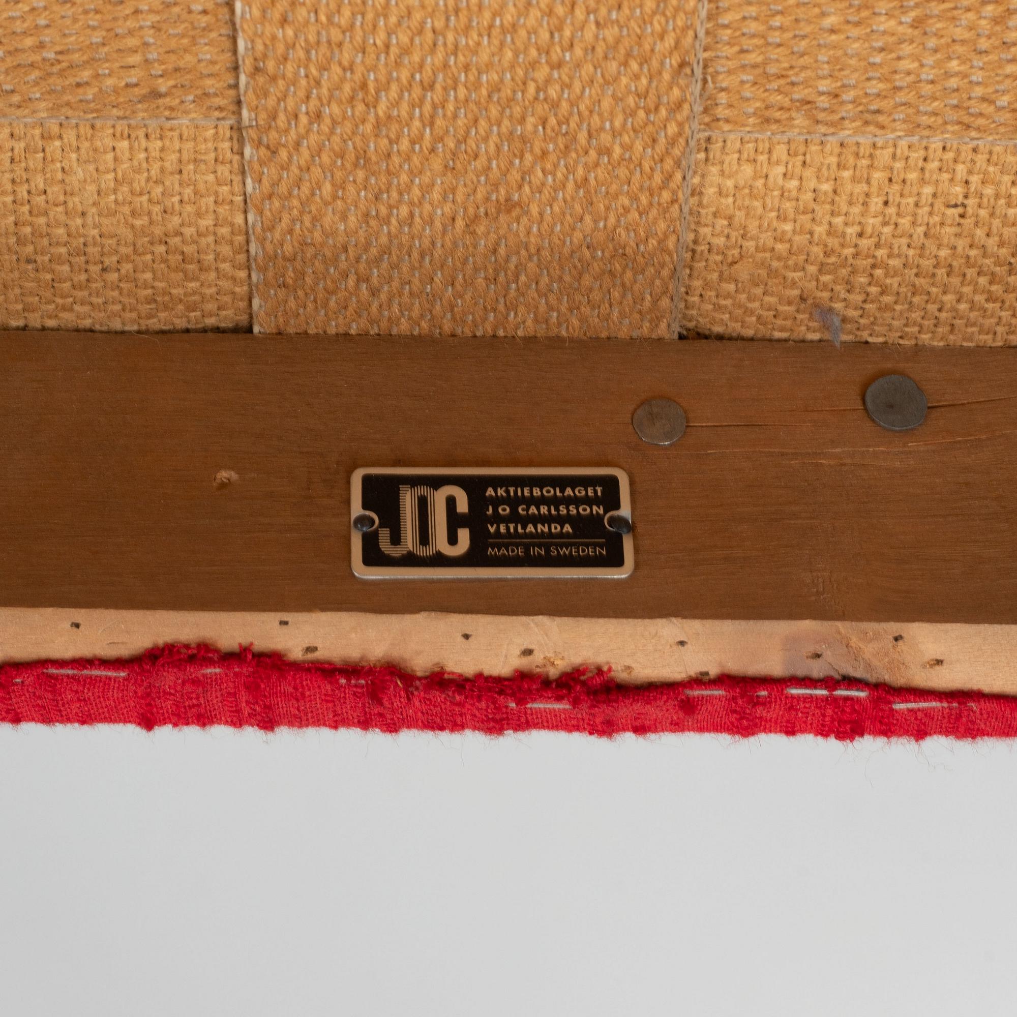 Karl Erik Ekselius, karmstolar, ett par, JOC, 1900-talet mitt.