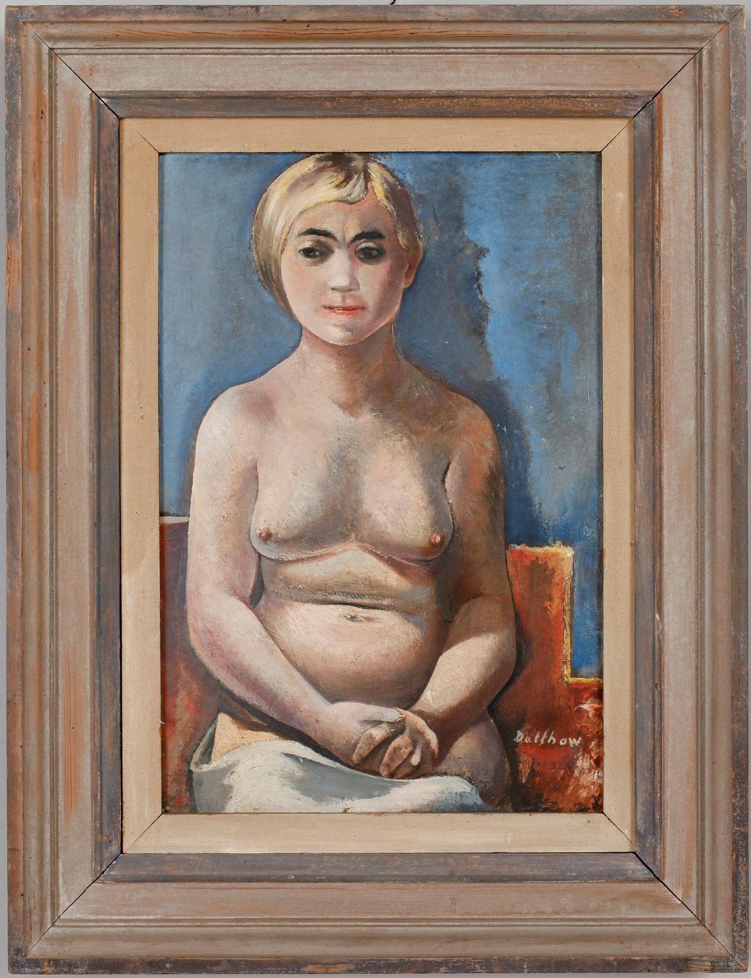 ERIC DETTHOW, olja på pannå, signerad.