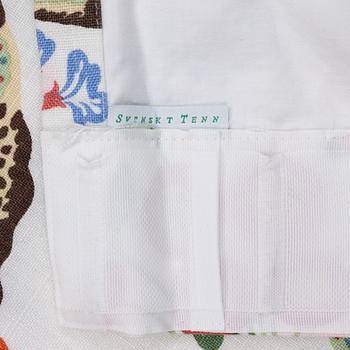 Josef Frank, a pair of 'Vegetable Tree' curtains, Svenskt Tenn.