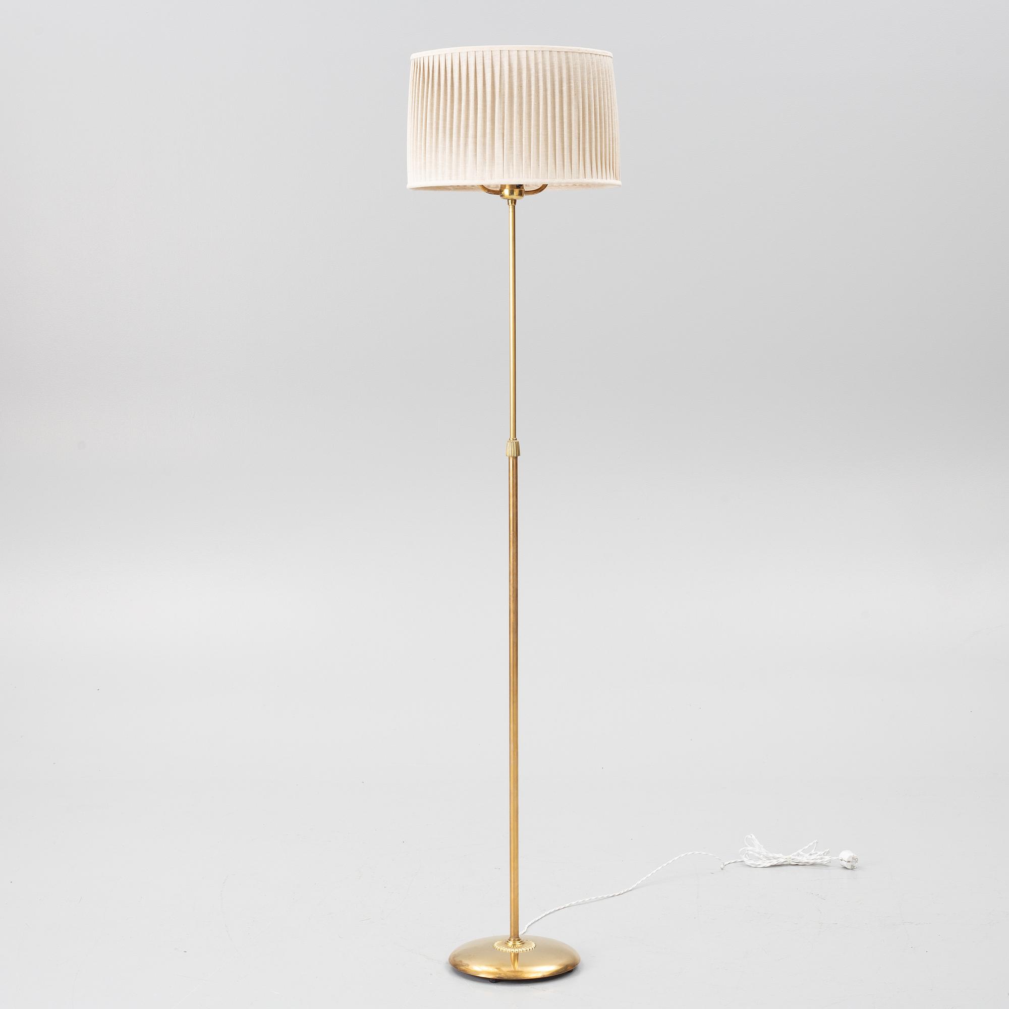 Bertil Brisborg, a floor lamp model 31376, Nordiska Kompaniet, 1940s.