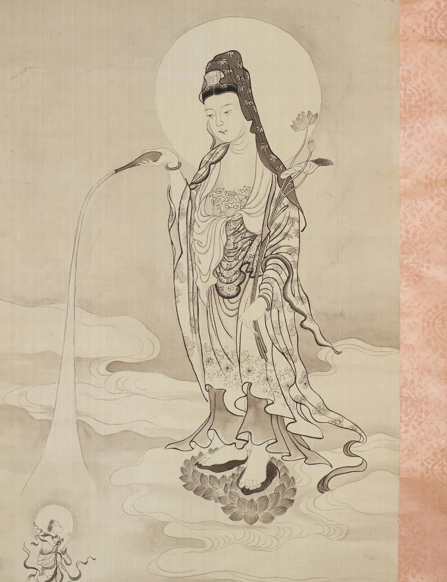 A Chinese hanging scroll, ink and color on silk, Republic, signed Zhang Zongliang, dated 1938.