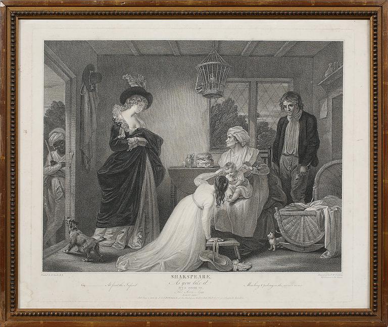 GRAFISKA BLAD, 2 st, 1800-tal.