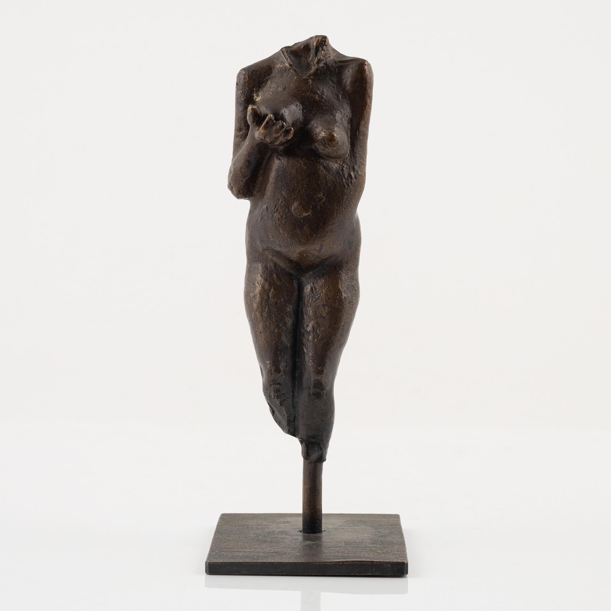Bror Marklund, sculpture, unsigned, bronze, height 21 cm.