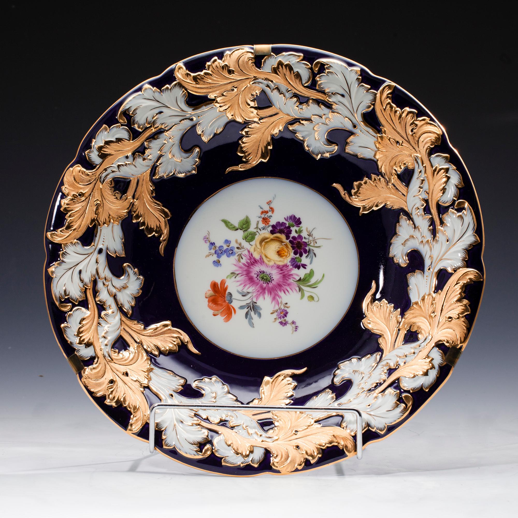 SKÅL, porslin, Meissen 1900-tal.