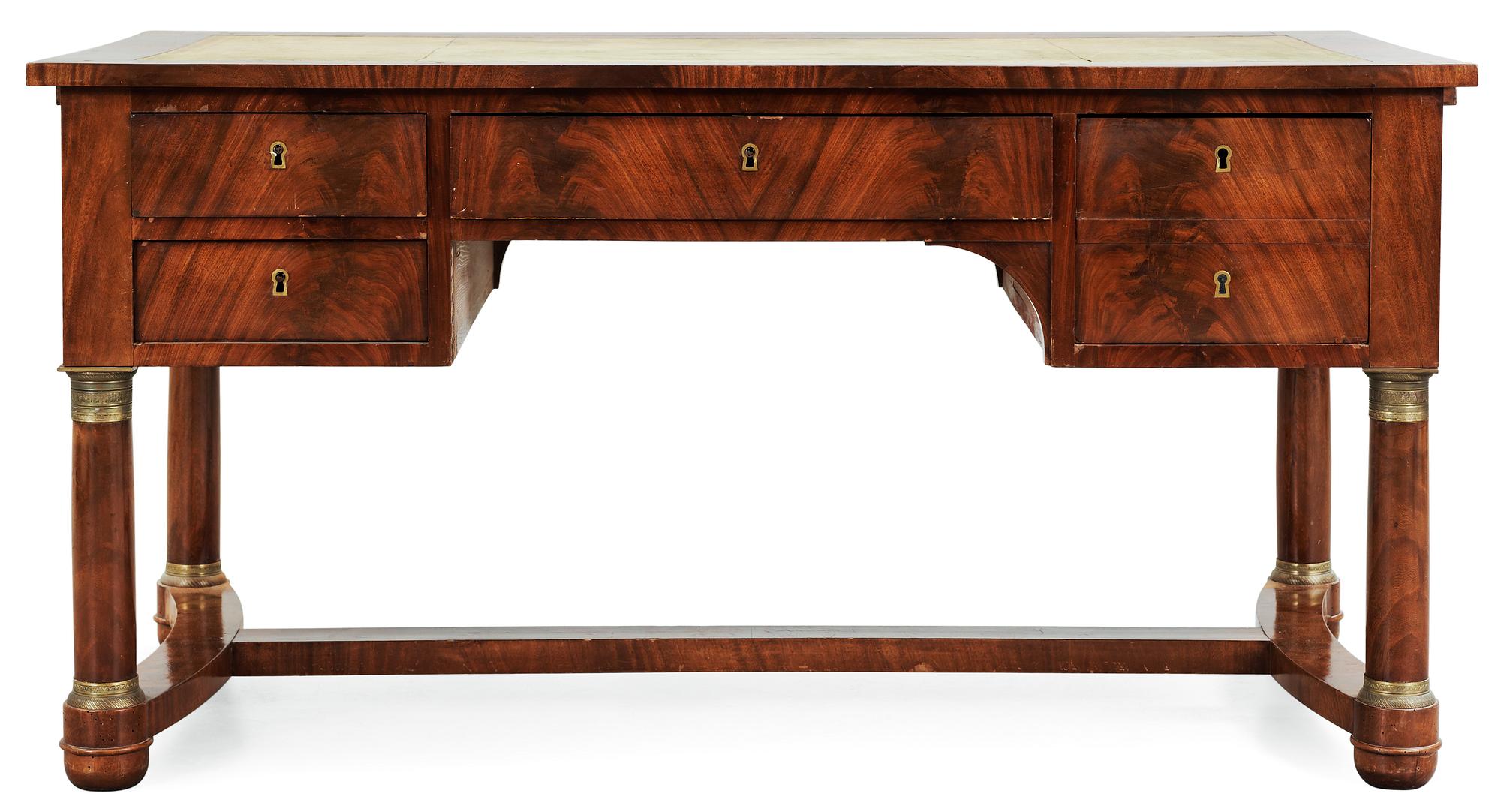 A French Empire first half 19th century writing table.