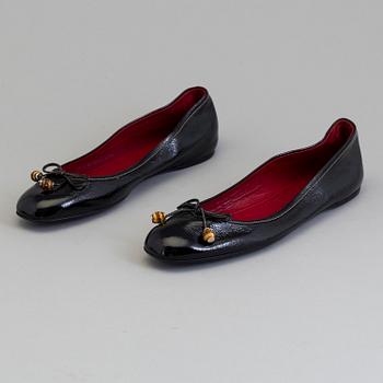 A pair of ballerinas by Gucci, in size 40,5.