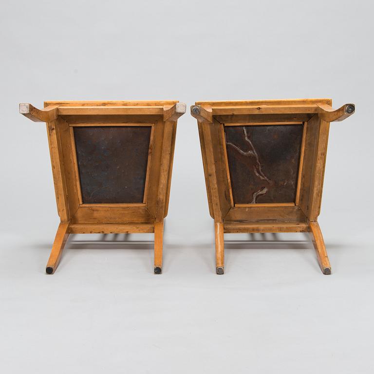 Louis Sparre, stolar, 4 st, jugend, Aktiebolaget Iris, Borgå. 1900-talets början.