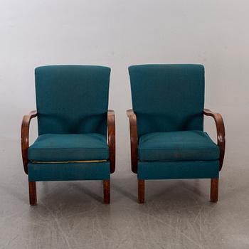 FÅTÖLJER ett par Swedish Modern 1940/50-tal.