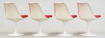 EERO SAARINEN, stolar, 4 st "Tulip", Knoll International, USA.