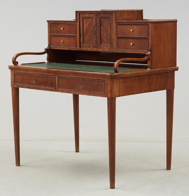 SKRIVBORD, senempire, 1800-talets andra hälft.