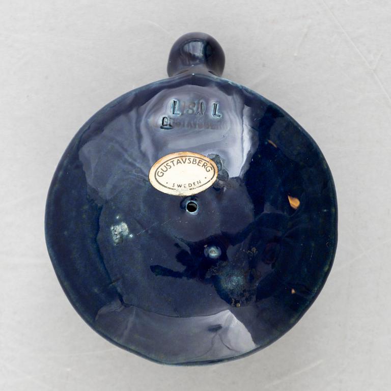 Lisa Larson, figurines, a set of four stoneware figurines including 'Lejon mini' from the series 'Afrika', Gustavsberg.