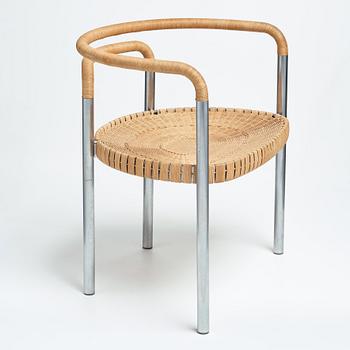 Poul Kjaerholm, a "PK 12" chair, edition E Kold Christensen, Denmark ca 1962.