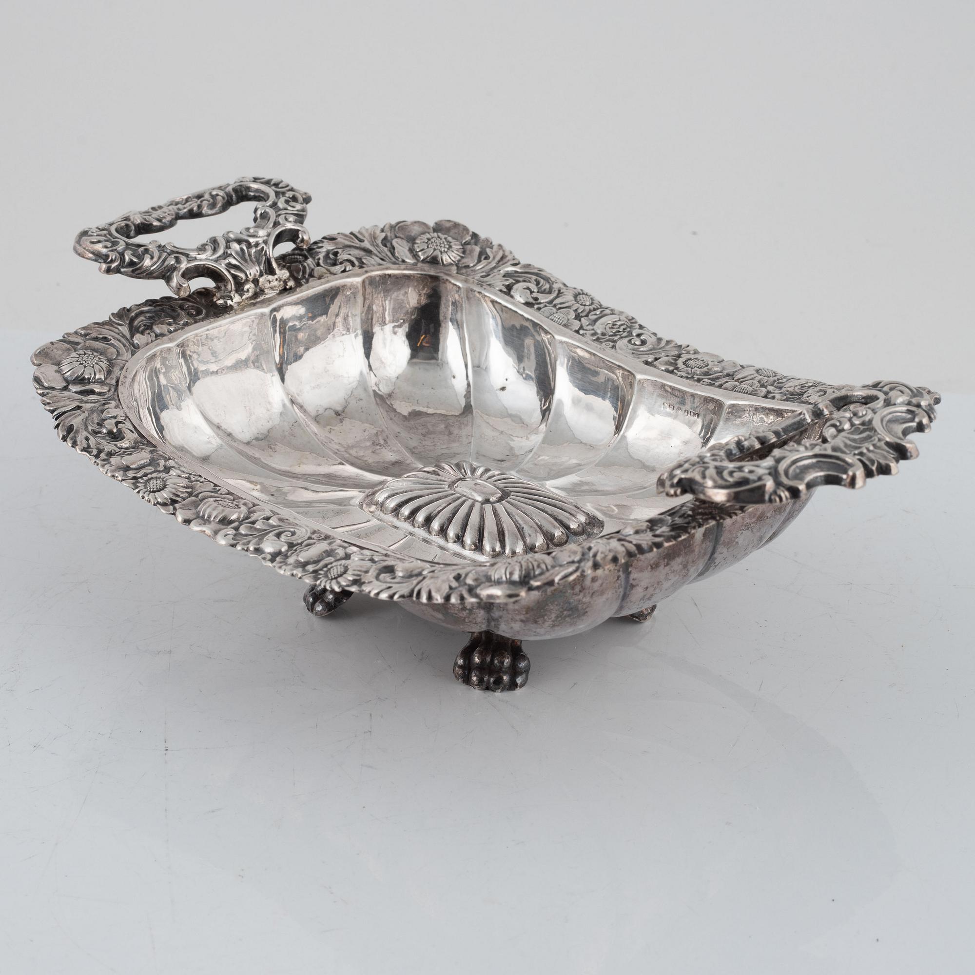 Gustaf Möllenborg, skål, silver, Stockholm, 1835.